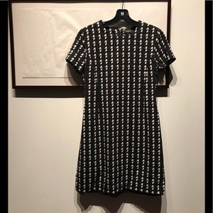 Theory - wool short sleeve sheath dress